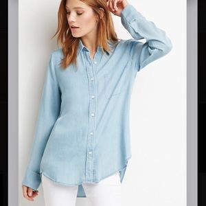 Denim Button Down Shirt